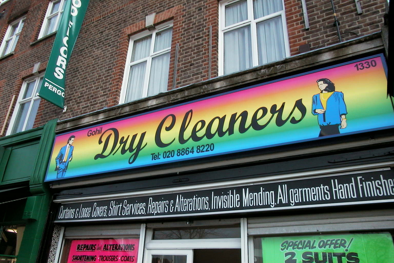 Dry Cleaners Shop Sign Action Signs