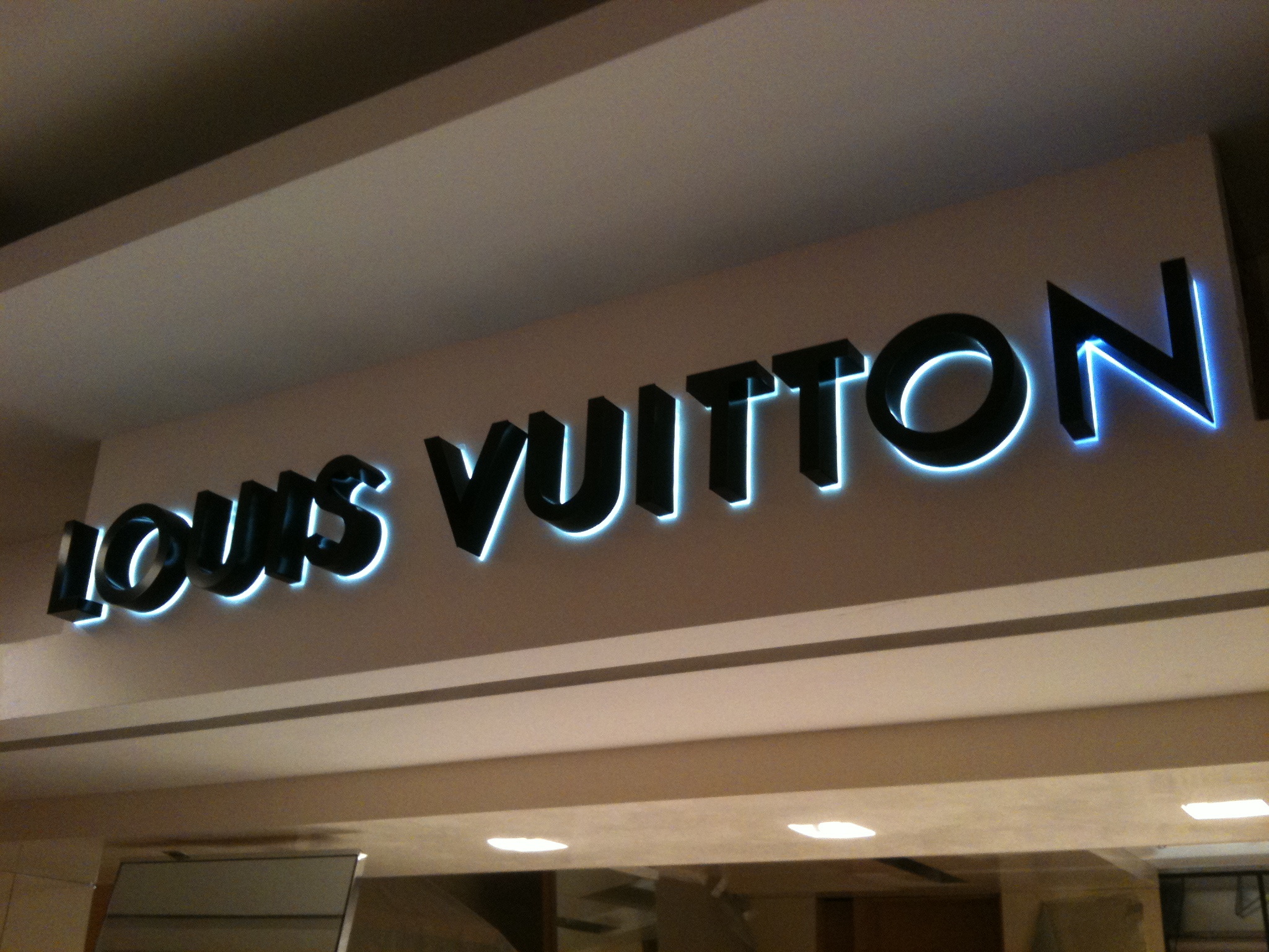 Louis Vuitton Built Up Letters and Neon Sign - Action Signs